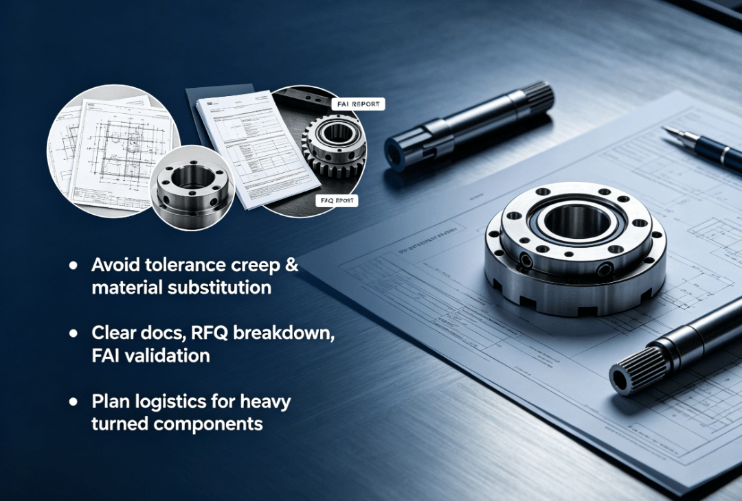 CNC Lathe Sourcing Workflow Guide for Tolerance Control, RFQ, FAI and Logistics Planning