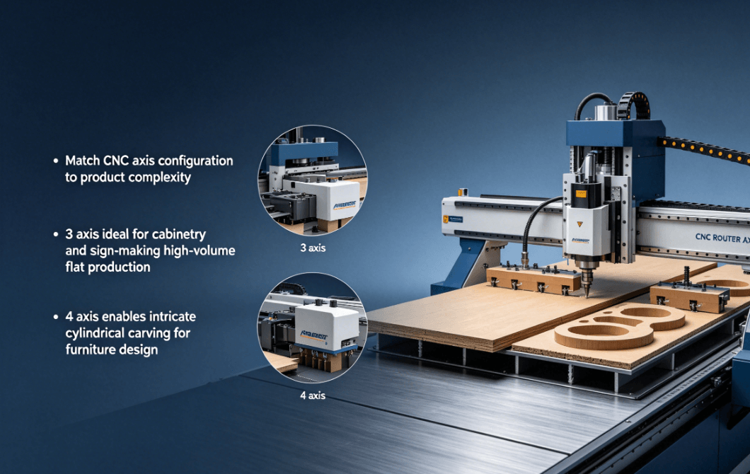 Different CNC Router Axis Configurations-2026