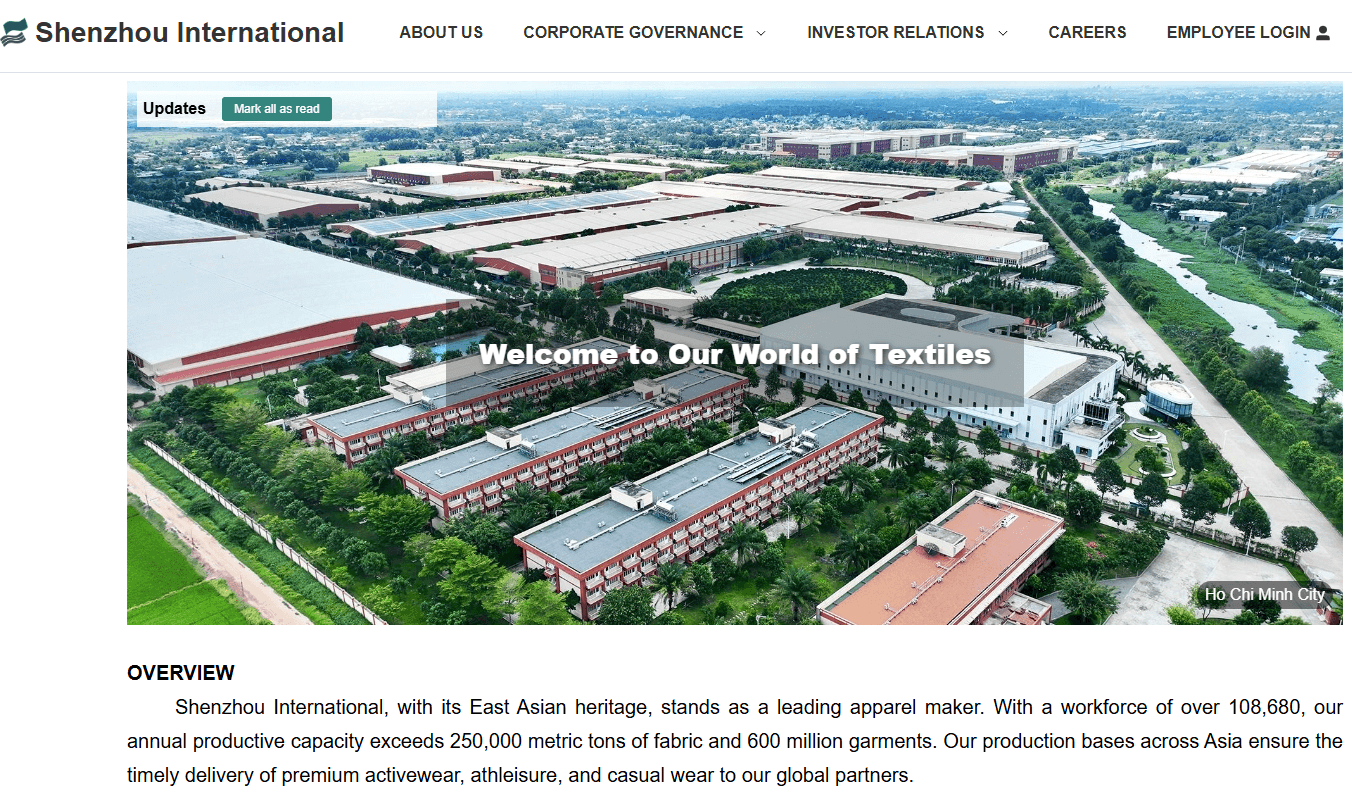 Shenzhou International Group Shenzhou International Group