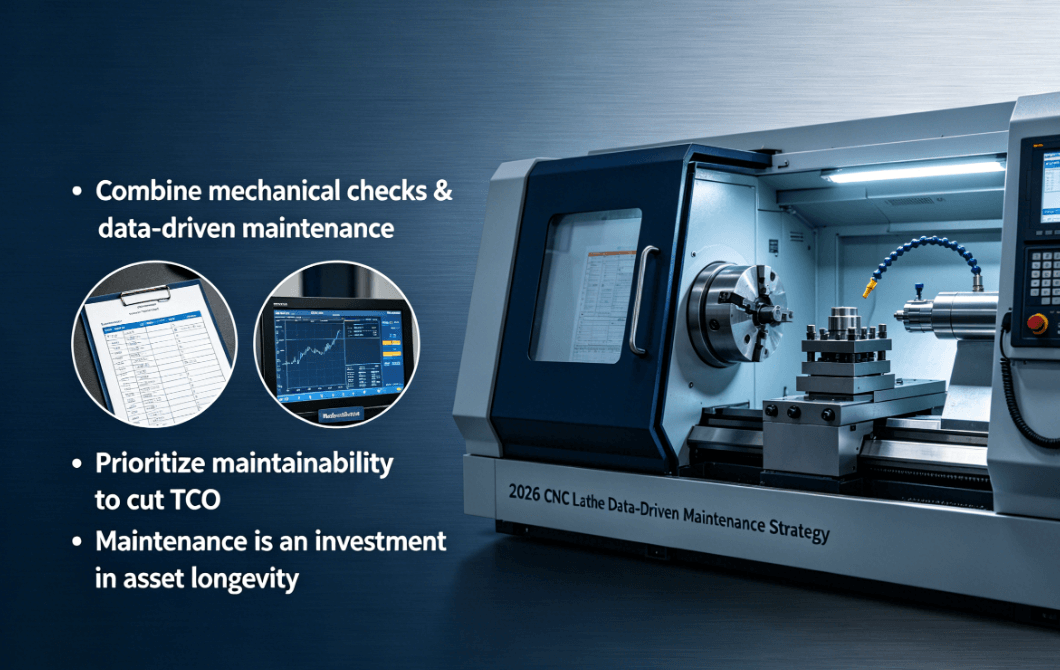 2026 CNC Lathe Data‑Driven Maintenance & TCO Reduction