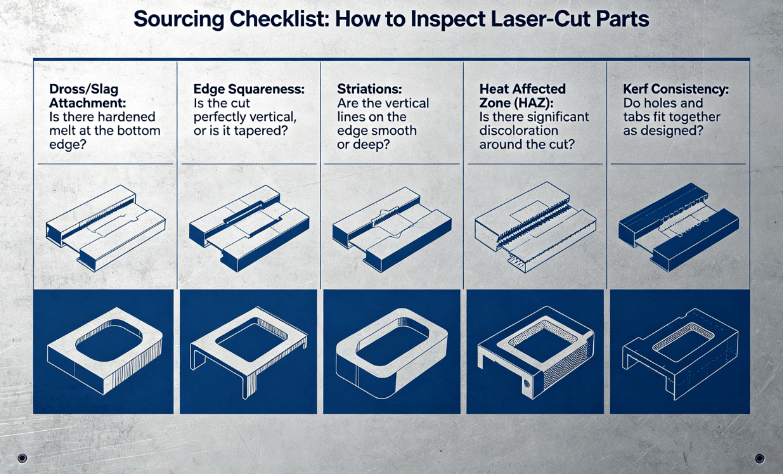 Sourcing Checklist: How to Inspect Laser-Cut Parts