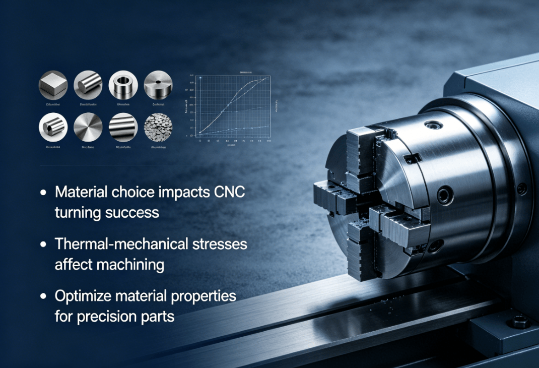 CNC Lathe Material Selection Guide for Subtractive Manufacturing Machining Stability