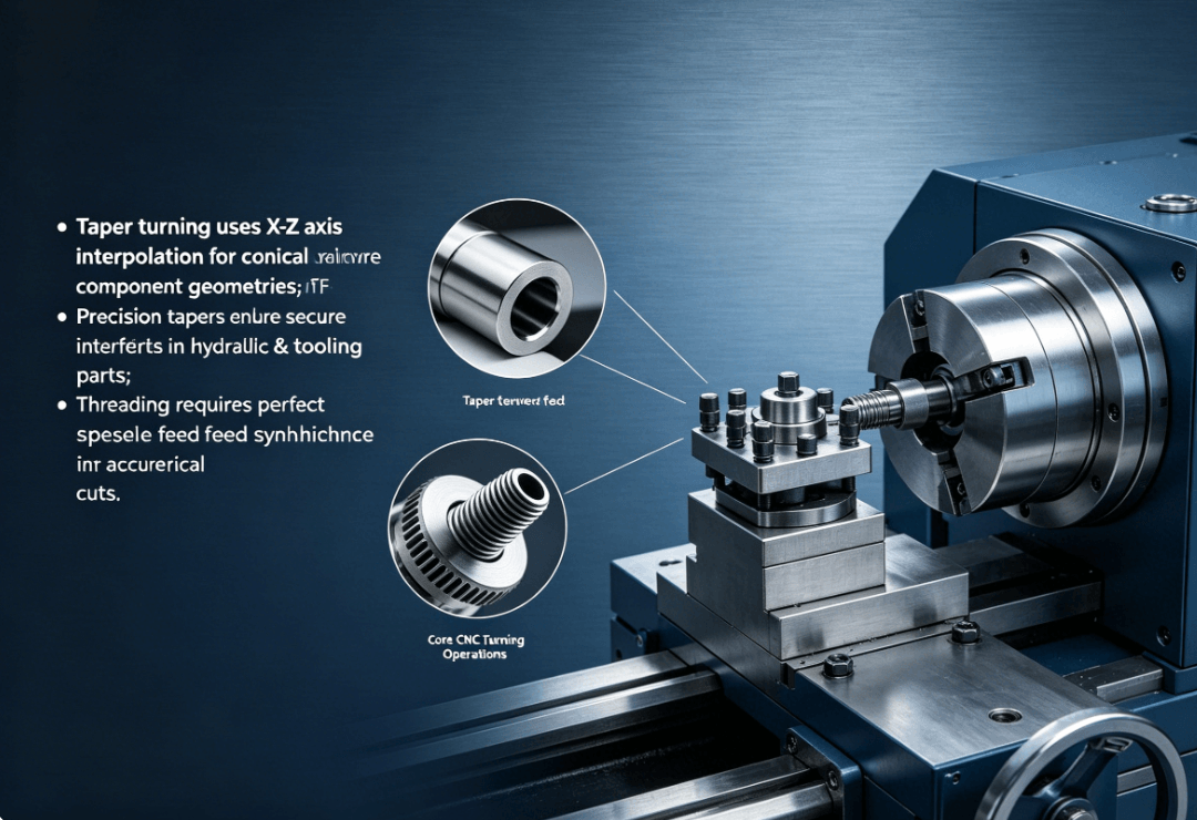 Taper Turning for Conical Geometries