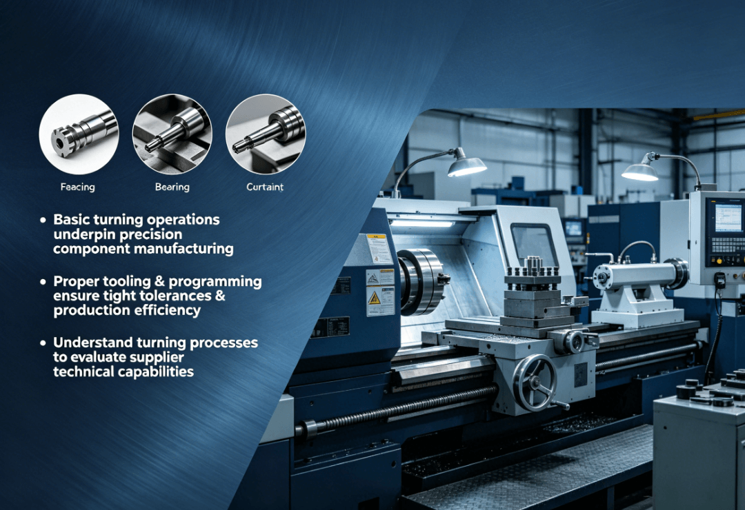 Core CNC Turning Operations for Precision Industrial Machining | B2B Manufacturing Guide